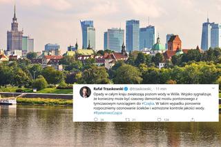 Warszawa: zdemontują most pontonowy na Wiśle? Pilna wiadomość od prezydenta miasta! 