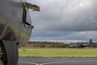 Kanadyjskie CF-18 i CC-130 w Krajach Bałtyckich