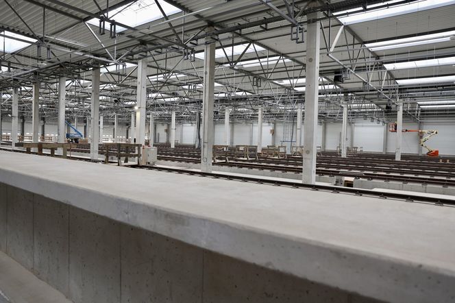 Byliśmy na placu budowy STP Karolin. Tu powstaje wielka sypialnia dla pociągów metra