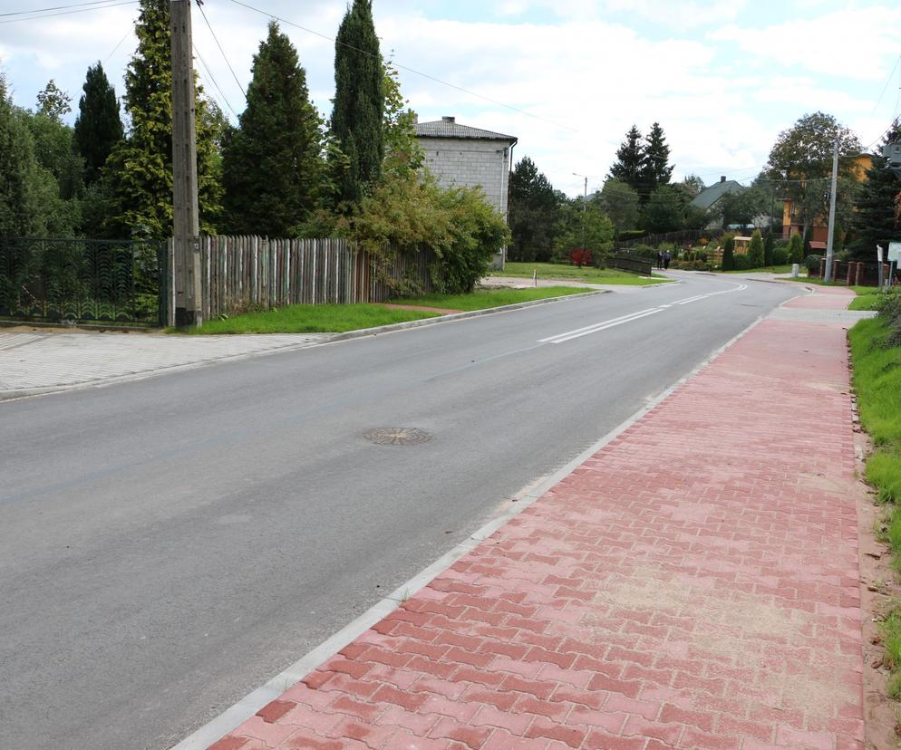 Nowa droga w Chrustach koło Zagnańska. Ma poprawić bezpieczeństwo