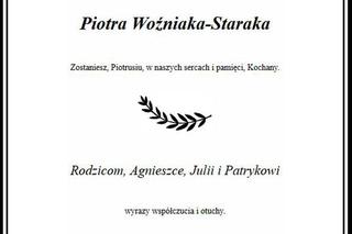 Piotr Woźniak-Starak - nekrologi