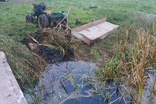 Wola Korybutowa Pierwsza. Tragiczna śmierć rolnika. Jechał ciągnikiem samoróbką