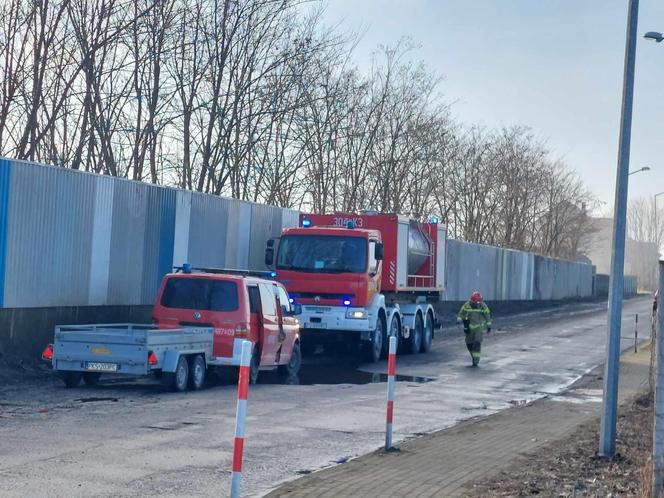 Pali się składowisko odpadów w Przysiece Polskiej