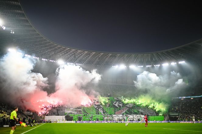 Lechia Gdańsk - Widzew Łódź: Zdjęcia kibiców z meczu 15. kolejki PKO BP Ekstraklasy