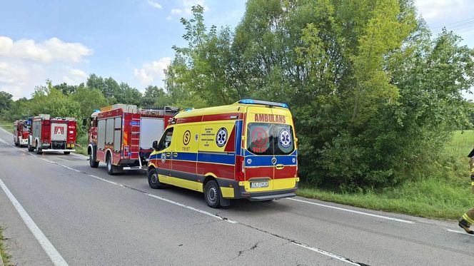 Wypadek w Lubieni