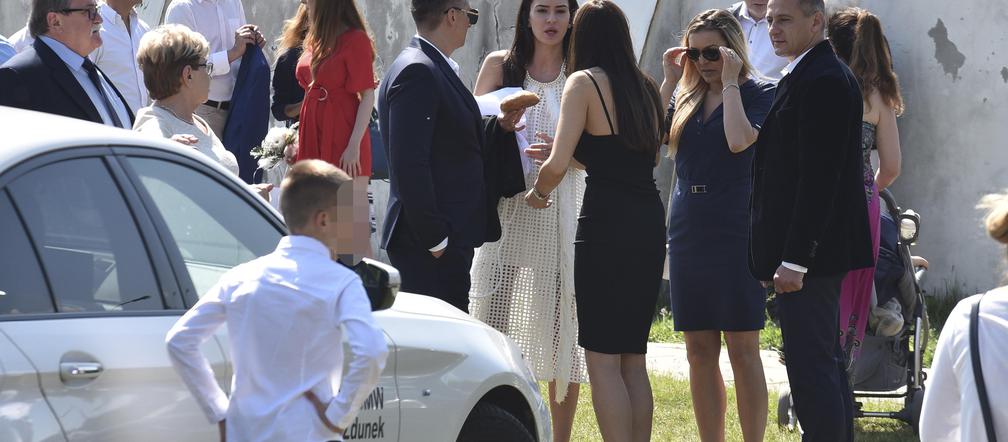 Pierwsza komunia święta syna Mateusza Borka