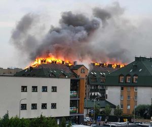 Pożar w Ząbkach (3.07.2025)