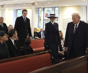 Donald Trump uczestniczył w nabożeństwie w kościele św. Jana w Waszyngtonie przed zaprzysiężeniem na 47. prezydenta USA