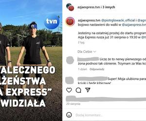 Piotr Głowacki z żoną w Azja Express