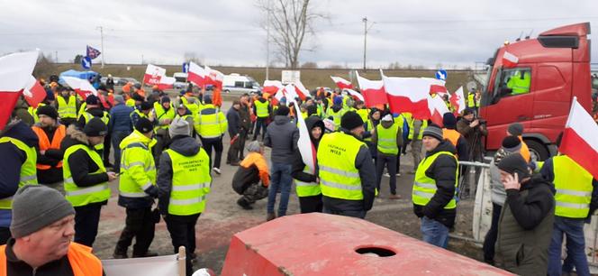Protest rolników w Medyce 20.02.2024