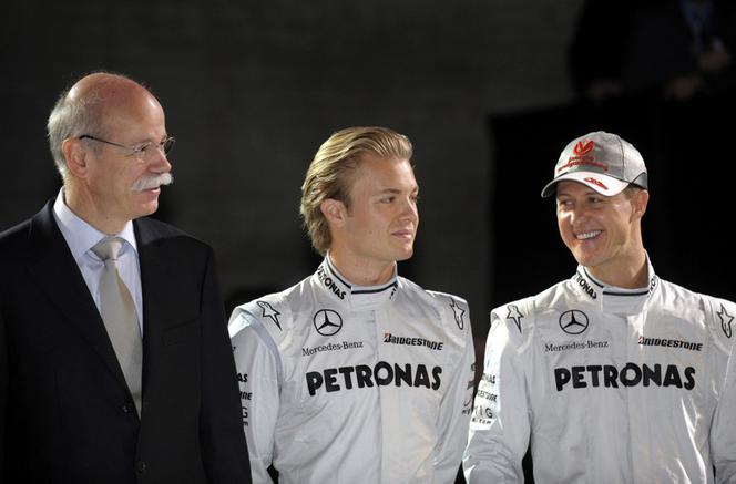 Michael Schumacher i Nico Rosberg