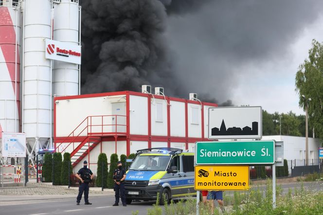 Pożar w Siemianowicach Śląskich