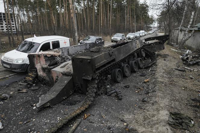 Ukraina. Zbombardowany Kijów