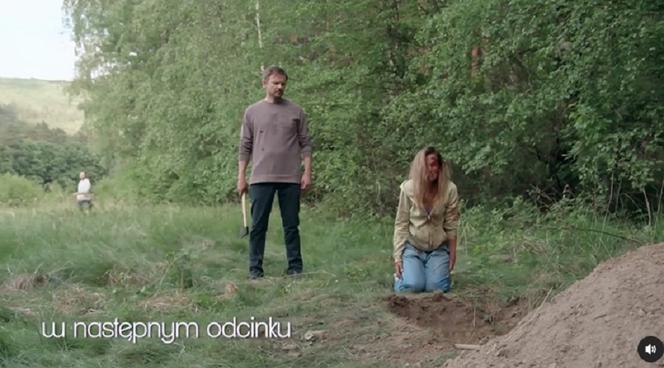 Pierwsza miłość, odcinek 3462. Marta (Honorata Witańska), Mateusz (Lesław Żurek), Marcin (Przemysław Cypryański)