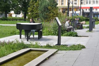 Fortepian przed Urzędem Miasta to prawdziwy hit!