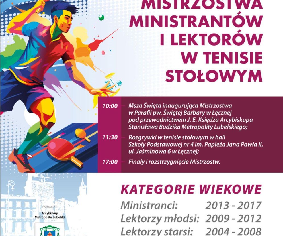 Plakat zapowiadający mistrzostwa