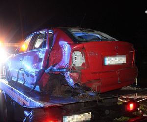 Pijany kierowca staranował ogrodzenie w Tarnowskich Górach