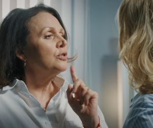 M jak miłość, odcinek 1851. Judyta (Paulina Chruściel), Marysia (Małgorzata Pieńkowska)