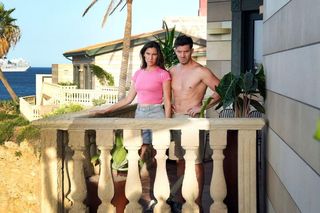 Barwy szczęścia, odc. 3141. Justin (Jasper Sołtysiewicz), Regina (Kamila Kamińska)