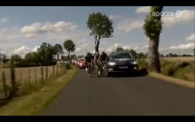 johny hoogerland, tour de france, wypadek