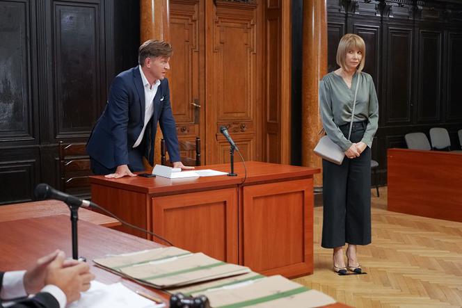 Pierwsza miłość, odcinek 3320: Grażyna (Grażyna Wolszczak), Michał (Wojciech Błach)