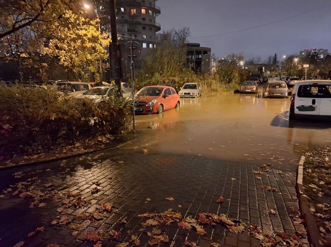 Awaria wodociągowa na osiedlu Rusa w Poznaniu