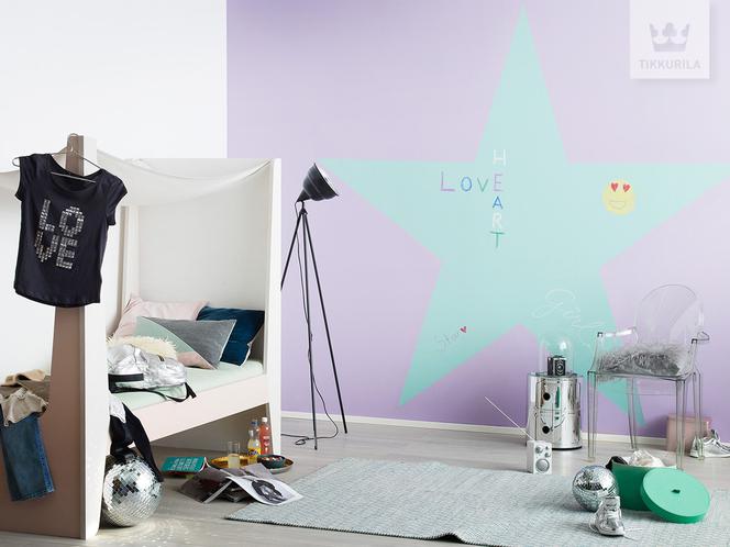 Kolorowy pokój małej gwiazdy