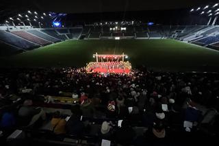 Za nami Kolędowanie z Portowcami. Stadion Pogoni zabłysnął światełkami! 