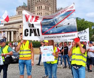 Protest Agrounii w Warszawie 7.07