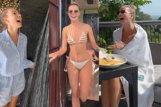 Janachowska na wakacjach