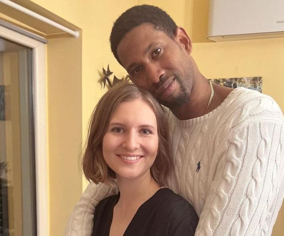 Wilfredo Leon z żoną Małgorzatą 