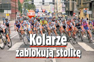 UWAGA! Tour de Pologne. Trasa, utrudnienia, objazdy: Kolarze zablokują stolicę