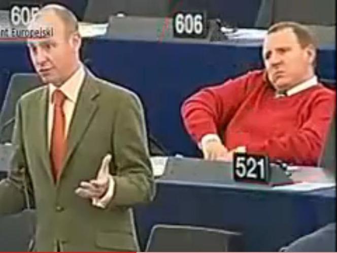 Jacek Kurski przyłapany przez kamerę