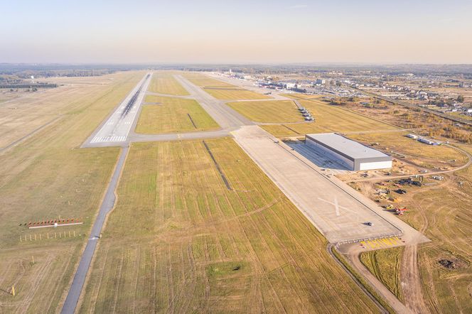 Trwa budowa hangaru do obsługi ruchu general aviation na lotnisku w Pyrzowicach