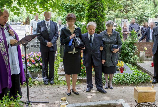 Pogrzeb żony Romana Kłosowskiego