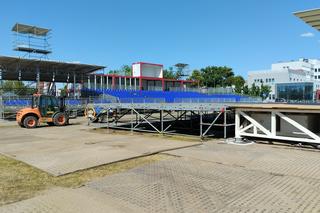 Igrzyska Europejskie 2023. Budowa ścianek wspinaczkowych na kampusie Akademii Tarnowskiej