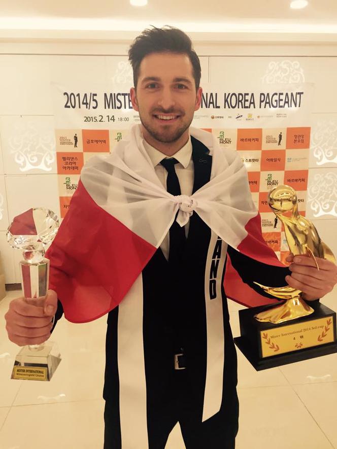 Rafał Maślak odniósł sukces! Został trzecim vice-misterem International 2014