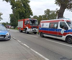 Malbork: Wypadek z udziałem autobusu. 5 pasażerów w szpitalu. Wśród poszkodowanych jest dziecko