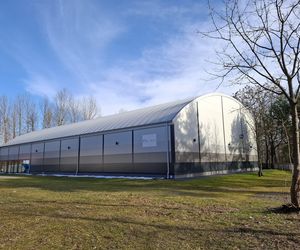 Hala sportowa Olimpii Zrębin w gminie Połaniec