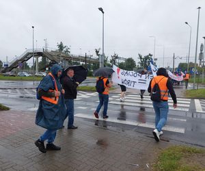 Strajk kolejarzy Bydgoszcz 28.07.25