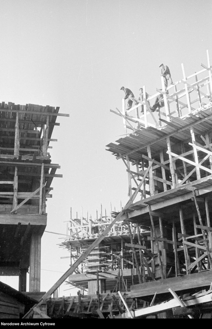 Główny Urząd Statystyczny w Warszawie w trakcie budowy