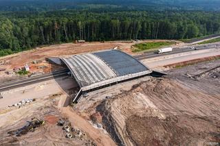 Plac budowy pierwszej części obwodnicy Zawiercia i Poręby w czerwcu 2024 r.