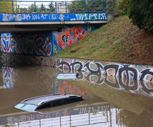 Warszawa zalana po burzy