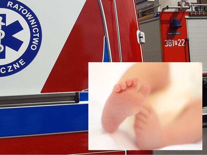 Niemowlak zadławił się pokarmem i przestał oddychać