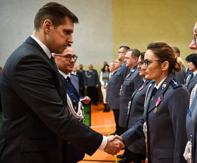 Ślubowanie nowych policjantów w Łodzi