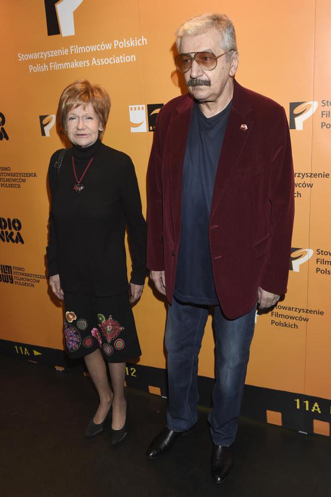 Maria Czubaszek i jej mąż Wojciech Karolak