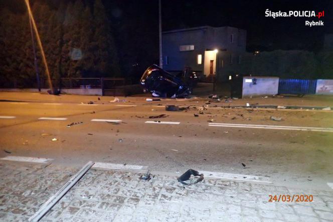 Spowodował wypadek i uciekał pieszo