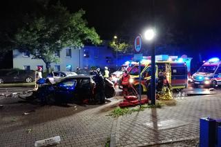 Wypadek w Gliwicach. Pięć osób ciężko rannych przy stacji BP