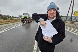 Rolnicy nie przepuścili chorego na serce dziennikarza przez blokadę