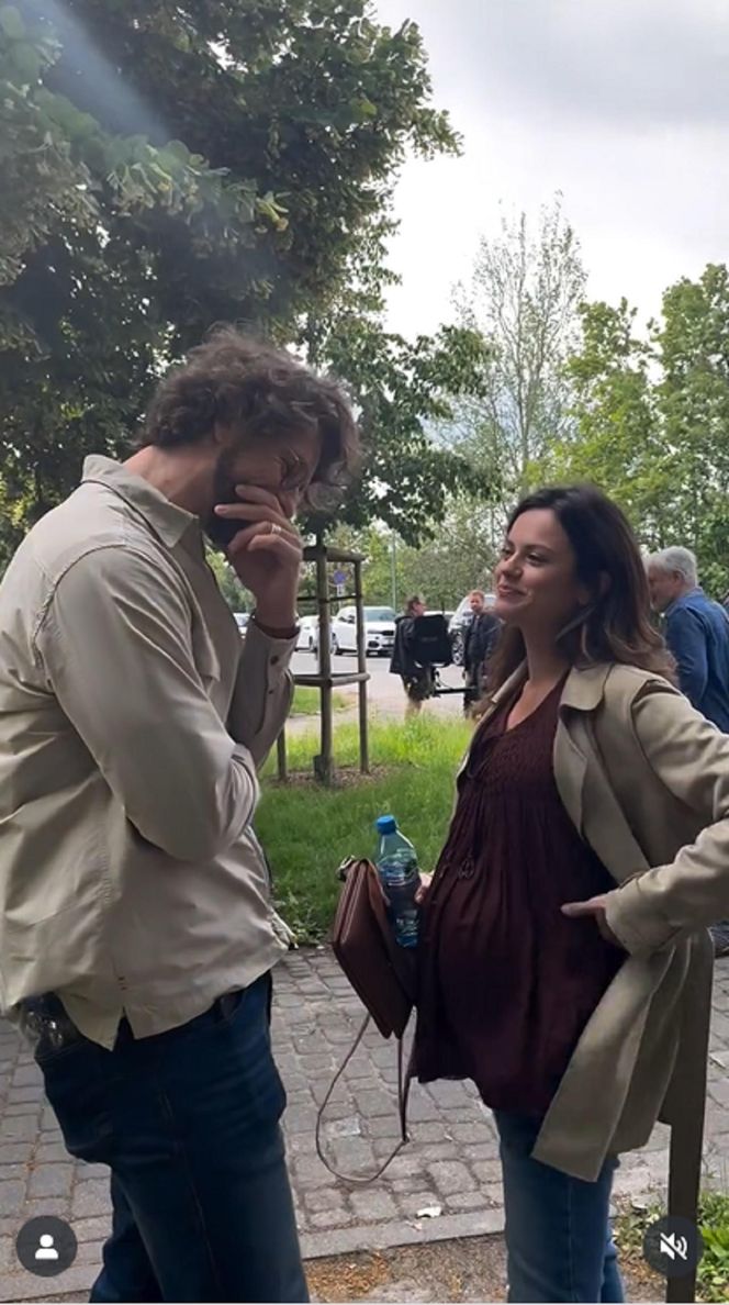 M jak miłość na planie. Kasia (Paulina Lasota), Mariusz (Mateusz Mosiewicz)